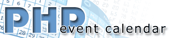PHP event calendar